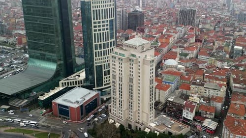 Istanbul/Turquie vers 2023 : photo zoomée du Levent Sheraton