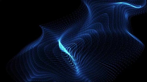 Aura Lights Background Digital Rendering