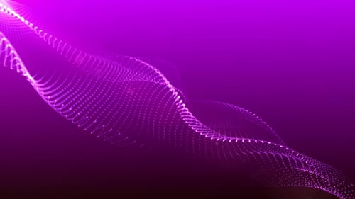 Abstract Purple Particle Wave Dynamic Background