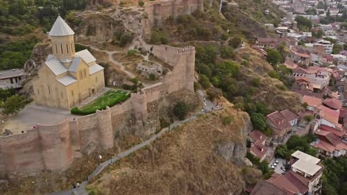 Tbilisi Old Town at Sunset