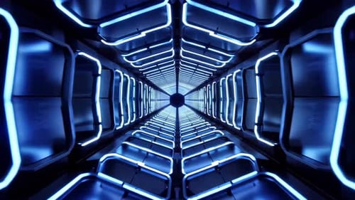 Kinetic Neon Motion Loop
