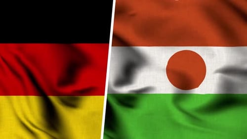 Niger Flag And Flag Of Germany