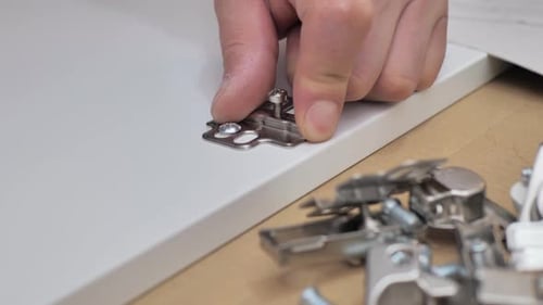 Assembling Furniture at Home with Screws