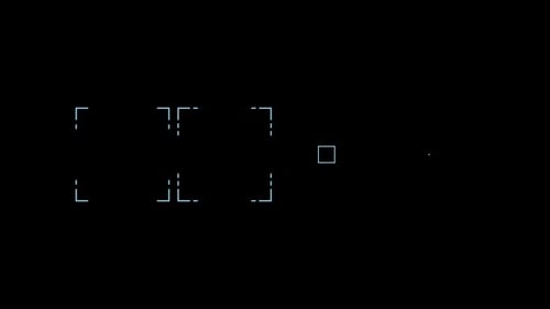 Coleção de interfaces: Faça um loop do estabelecimento de gráficos de forma de onda de quatro blocos no centro em uma parte traseira escura
