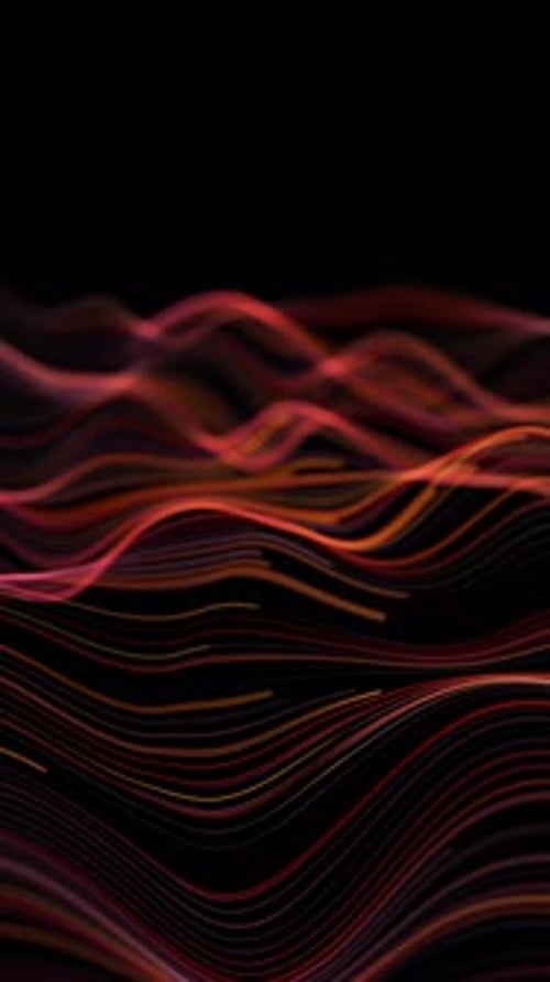 Dynamic Flowing Abstract Lines Wave Pattern Background