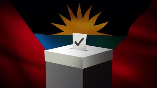 Voter dans les urnes lors des élections à Antigua-et-Barbuda