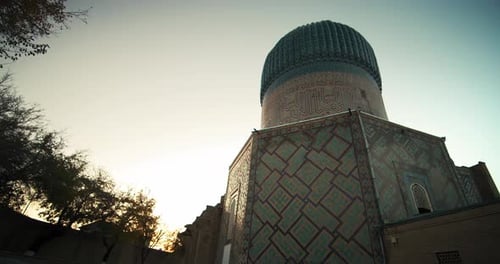Samarcande, Mausolée Amir Temur (Tamerlan), Ouzbékistan, construit en 1404, Vidéo 4 de 46