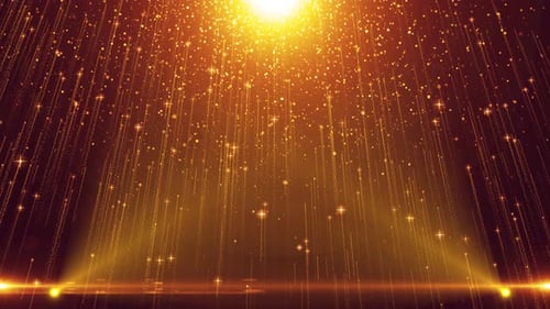 Wunderschöner Bühnenhintergrund der Particle Light Awards