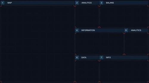 Futuristic HUD User Interface Elements Animation