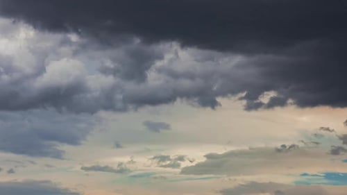 Dark Storm Clouds Time Lapse