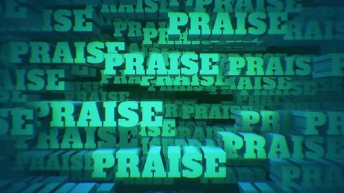 Praise Repeat Words Background