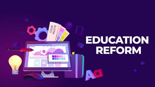 Animated Flat Design Elements for Education and Creative Projects
