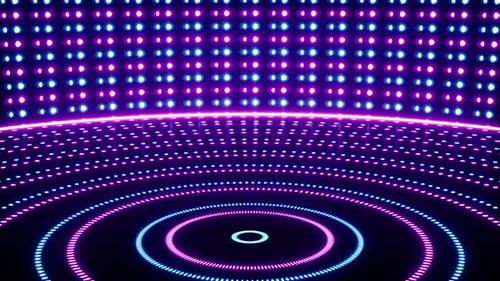 Circle Light Eventbühne VJ Loop