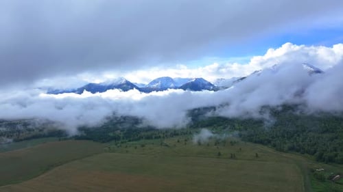 Snow-capped mountains