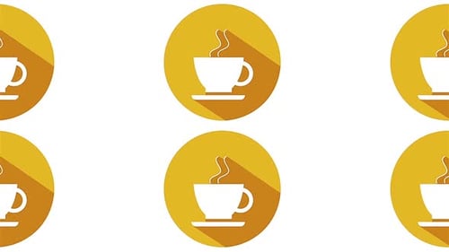 Kaffee-Icon-Hintergrund