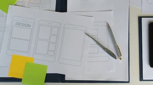 UX- oder UI-Design-Anwendungsentwicklung für Web-Smartphones. UI- oder UX-Designkonzept.