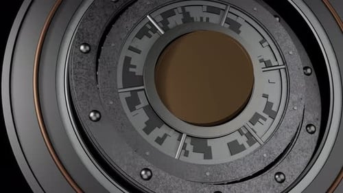 Logo-Animation mit kreisförmigem Rahmen
