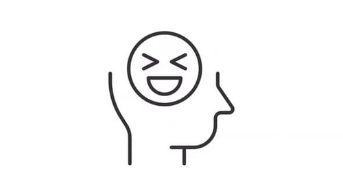 Sense of humor line animation