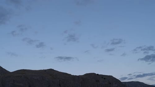 Timelapse Cloudy Landscape