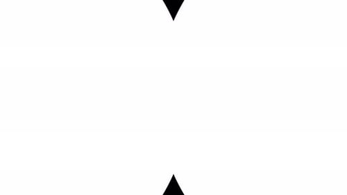 Glamour Collection: Two white circles expand from sides to fill a black background