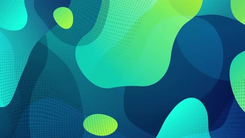 Dynamic Abstract Fluid Shapes Background Animation
