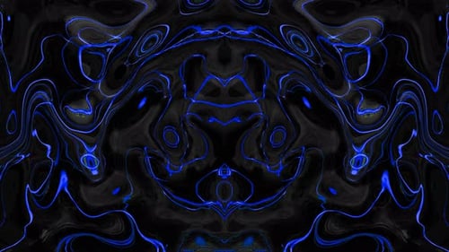 Abstract blue and oily liquid
