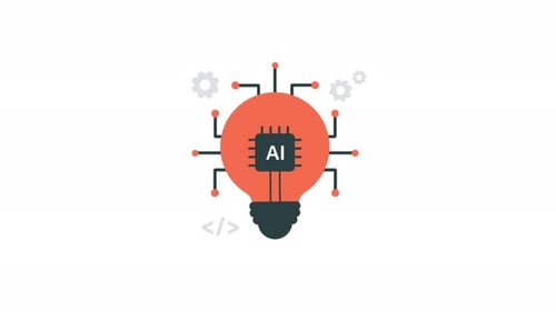 4k AI Intelligence Innovation and Development Concept Animation Video