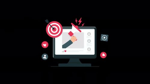 Digital Marketing Social Media Promotion Computer Animation