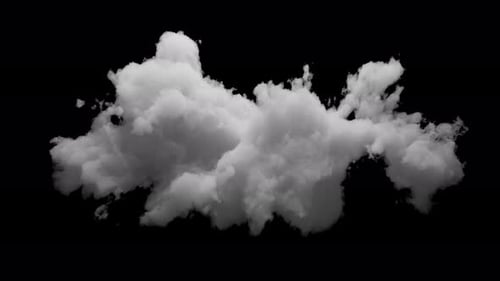 Cloud 3D avec canal alpha et animation en boucle