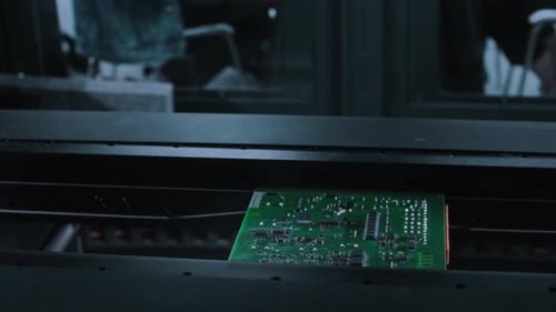 Electronic Components Printed Circuit Board Moves with SMD