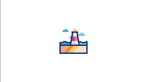 Lighthouse Animated Icon