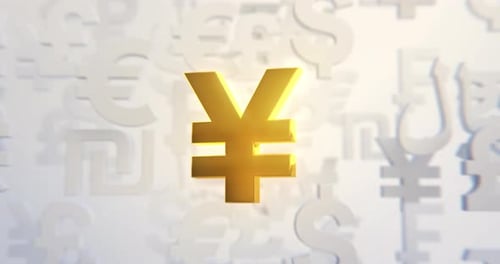 Yen - Yuan - Currency Loop - 4K