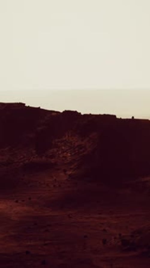 Monument Valley with Desert Canyon in USA