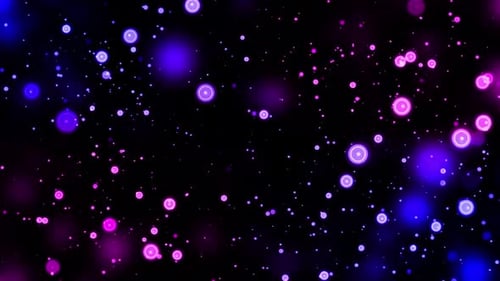 Rosa Partikel bewegen sich langsam — Animationshintergrundvideo