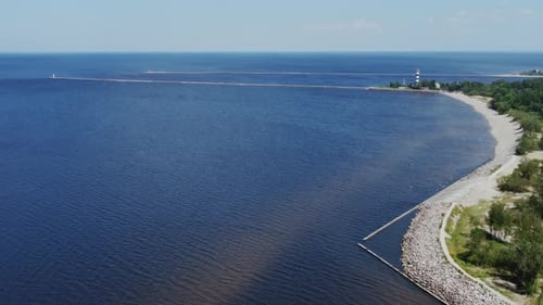 An Aerial view of Baltic Sea