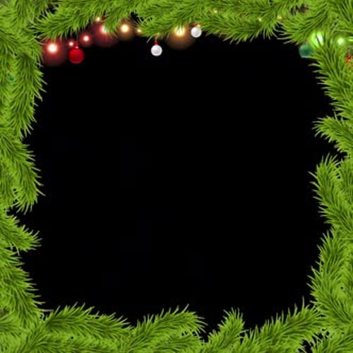 Christmas animation frame 1000x1000
