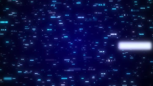 Datentransfer konzeptioneller blauer Hintergrund
