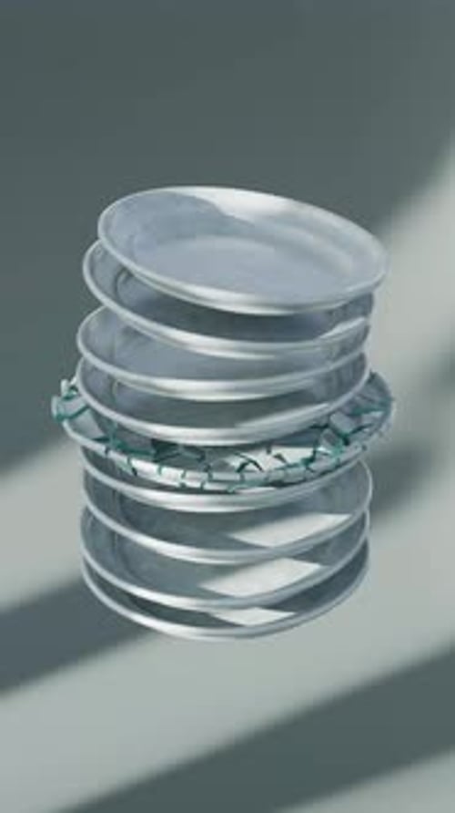 3D Animation of Breaking Plates