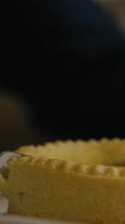 Close-up of a Golden Pie.