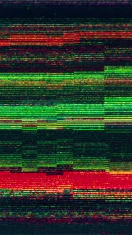 Abstract Glitch Effect Digital Noise Vertical Background