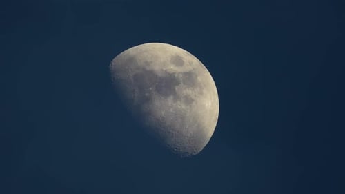 Close Up View of the Moon at Night