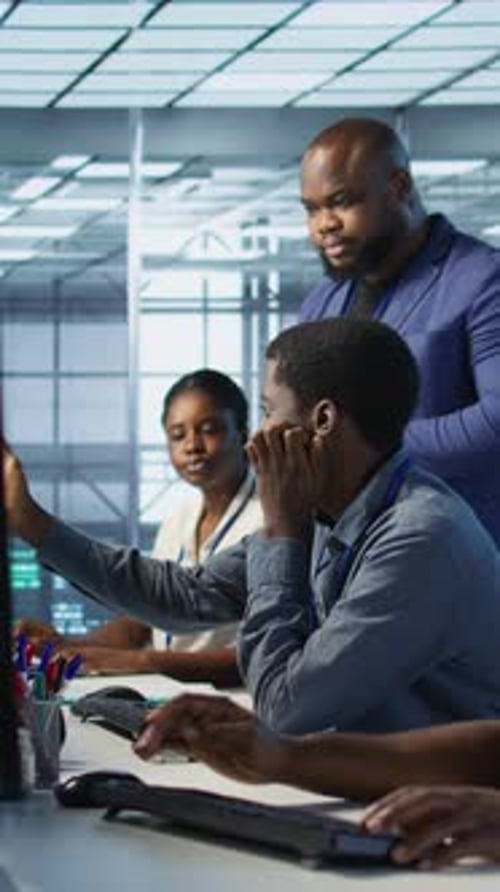 Vertical Video Data Center Team Leader Supervising Engineers Implementing AI