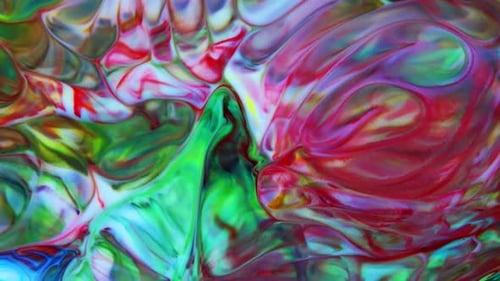 Perfekter mehrfarbiger Fluid Paint Bewegungshintergrund 70