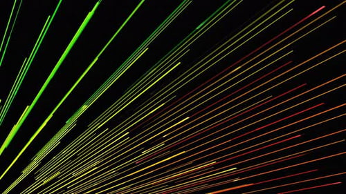 VJ Loop Dynamic Pulsating Colored Lines Cinematic Endless Background