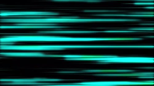 Abstract Glowing Speed Lines Cybernetic Background Loop