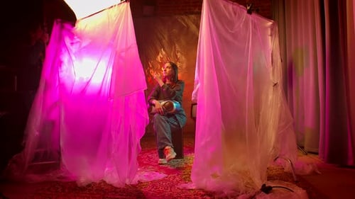 Creative Portrait Photography Session in a Studio Environment