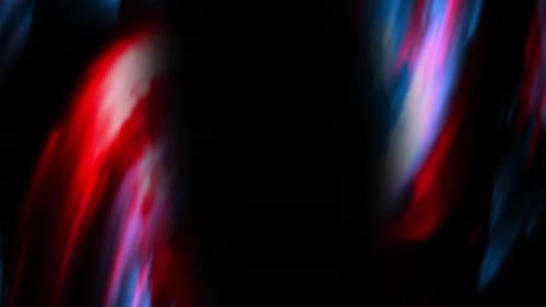 Abstract Fluid Red Blue Light Trails Motion Background