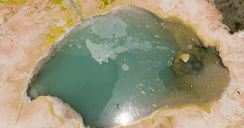 Hot Geothermal Spring Sipoholon Hot Spring Sumatra Indonesia