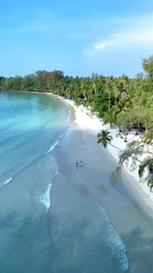 Stunning Panoramic View of Koh Kood Island with Clear Waters and Pristine Beaches