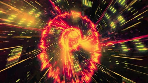 Rotating Particle Swirl Tunnel